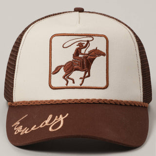 Cowboy Trucker Hat - Elk + Elm