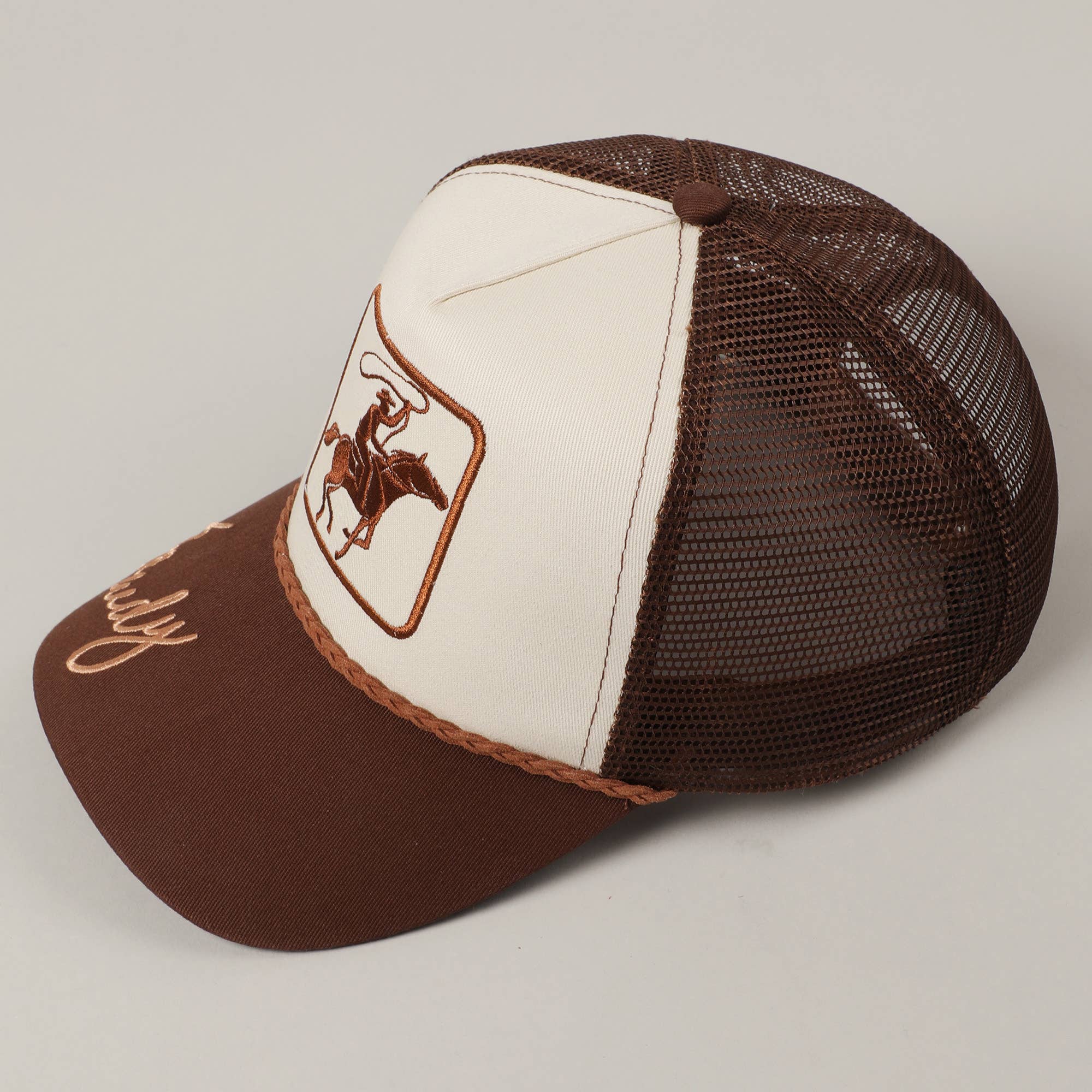 Cowboy Trucker Hat - Elk + Elm