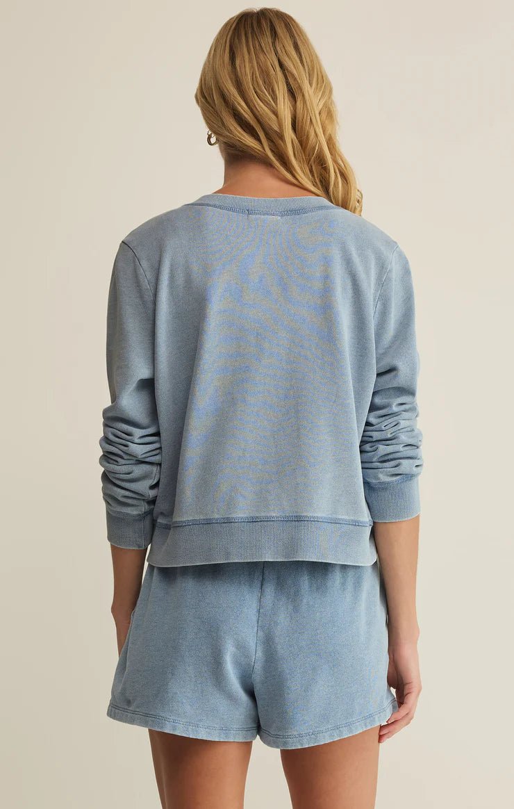 Daily Knit Denim Cardigan - Elk + Elm