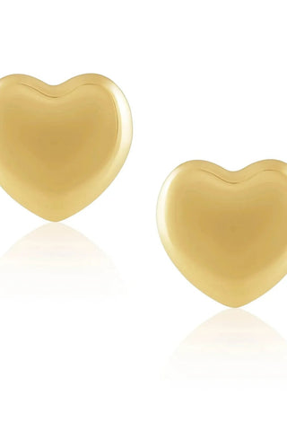 Darlene Heart Studs - Elk + Elm