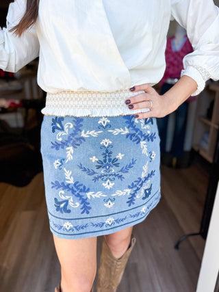 Daydream Mini Skirt - Elk + Elm