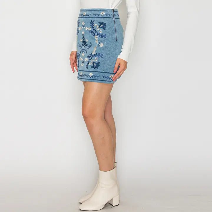 Daydream Mini Skirt - Elk + Elm