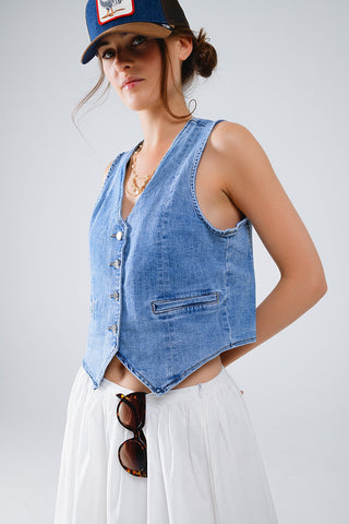 Nellie Denim Vest