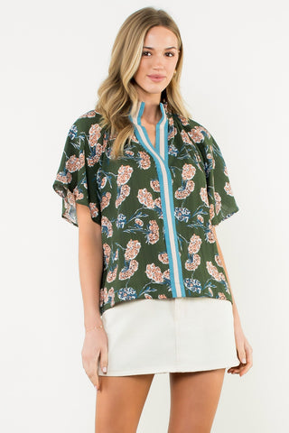 Drew Floral Top