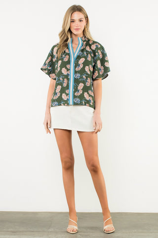 Drew Floral Top