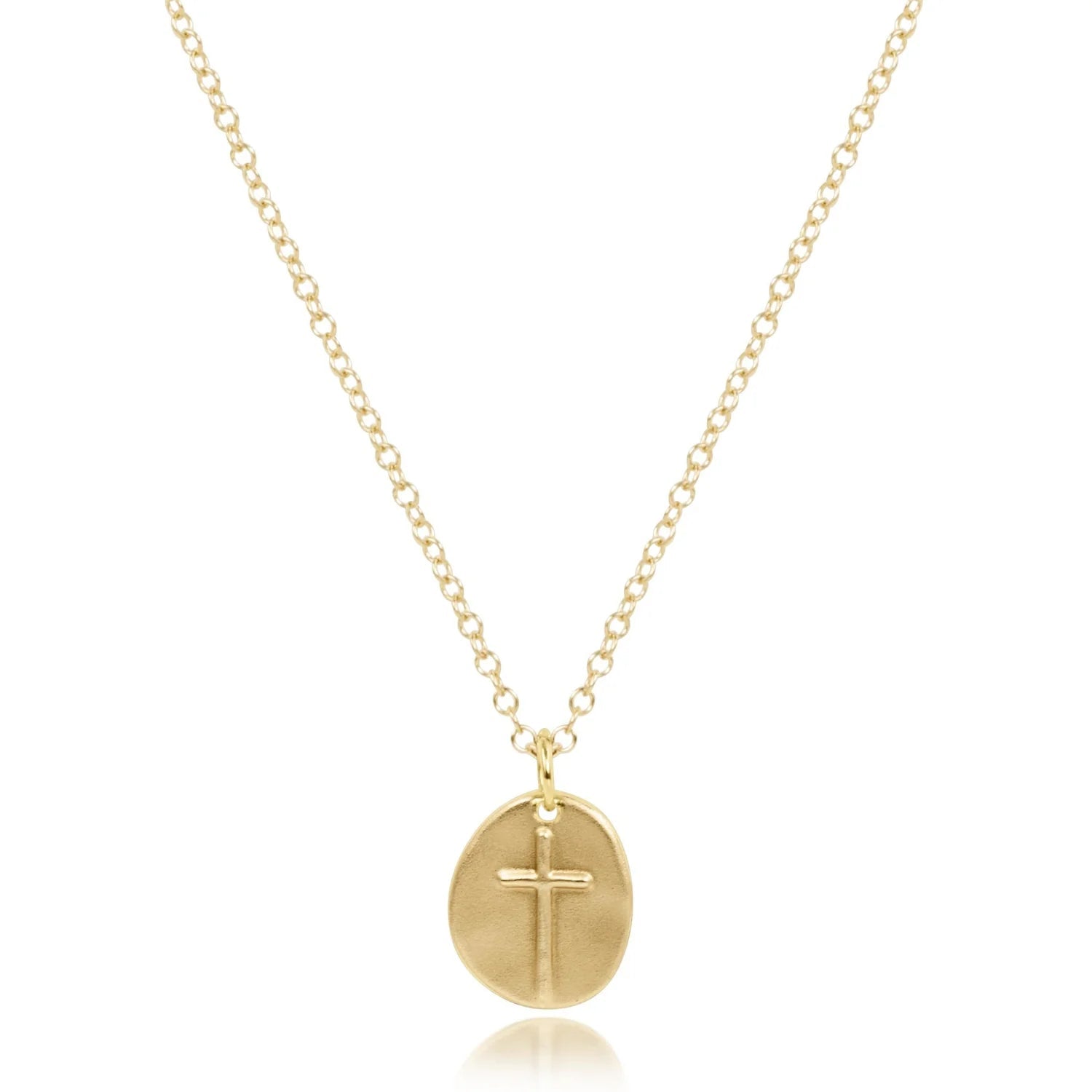 E newton 16" Necklace - Inspire Small Charm - Elk + Elm