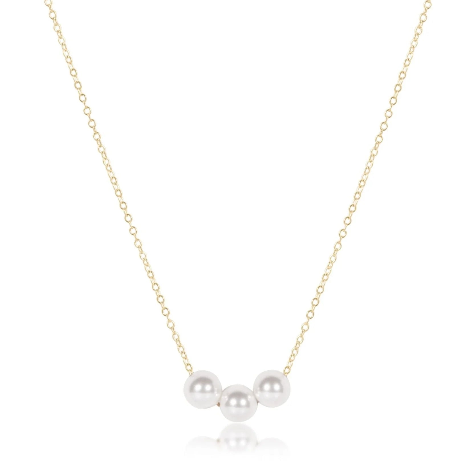 e Newton 16" Necklace Joy Pearl - Elk + Elm