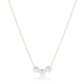 e Newton 16" Necklace Joy Pearl - Elk + Elm