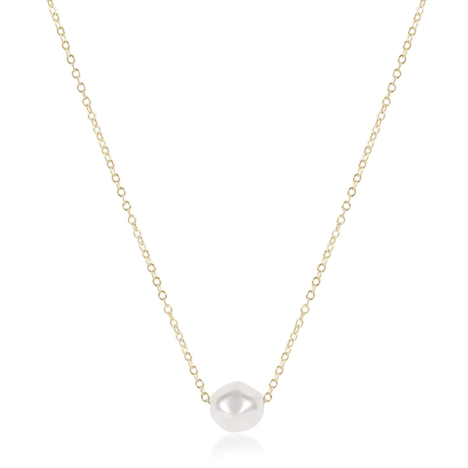 E Newton Admire Pearl 16" Necklace - Elk + Elm