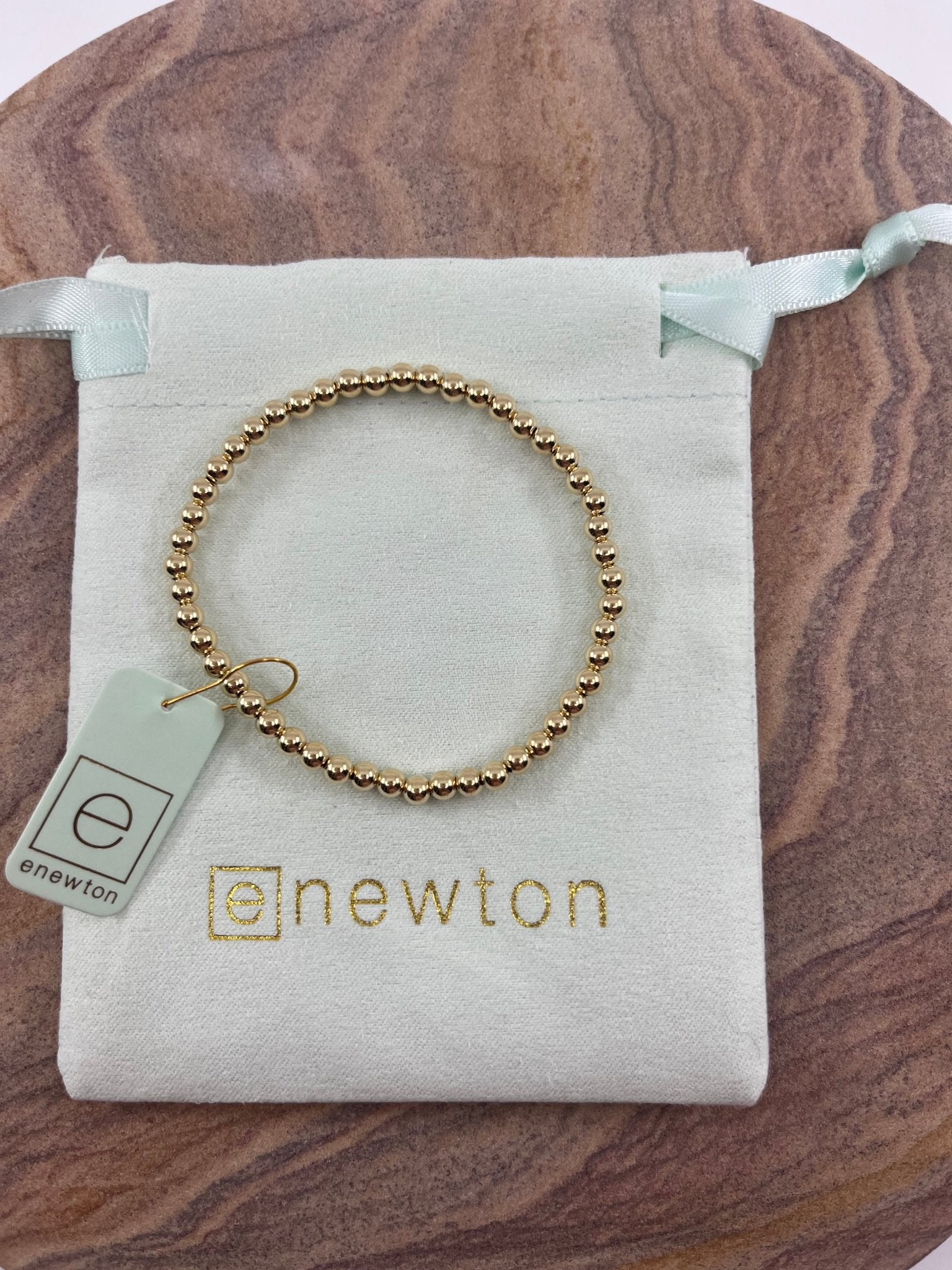 E Newton Classic Bead Bracelet - Elk + Elm