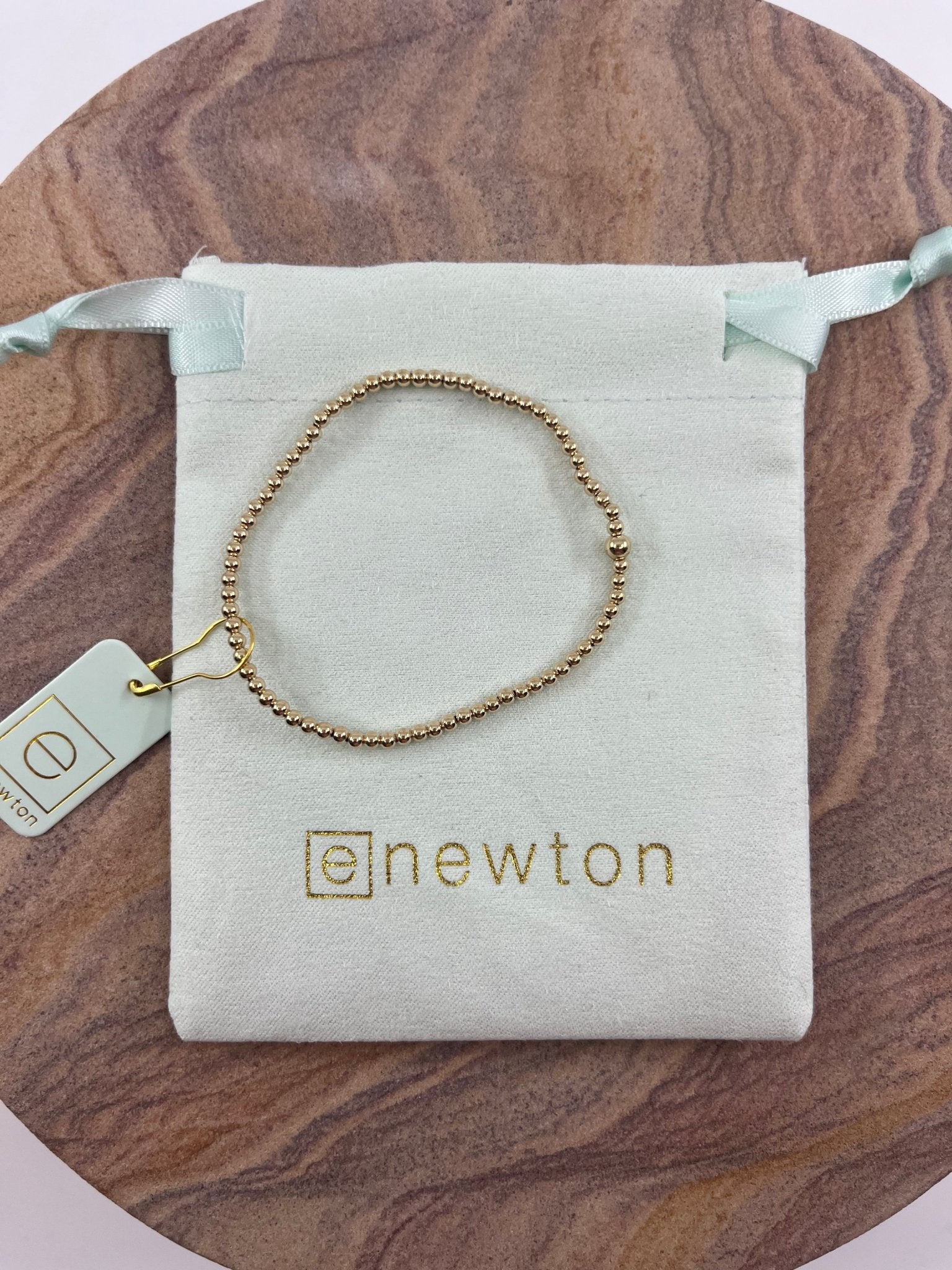 E Newton Classic Bead Bracelet - Elk + Elm