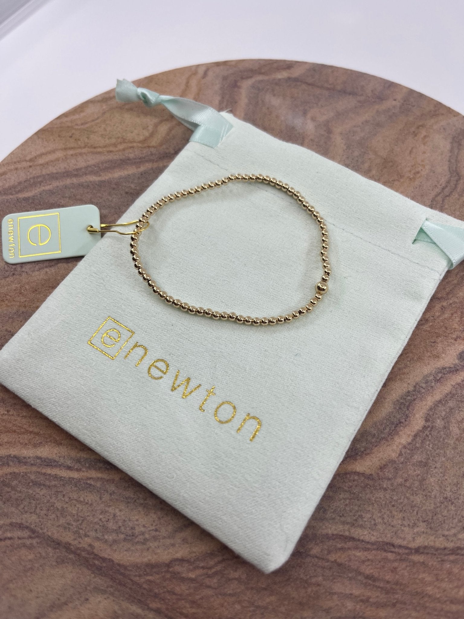 E Newton Classic Bead Bracelet - Elk + Elm
