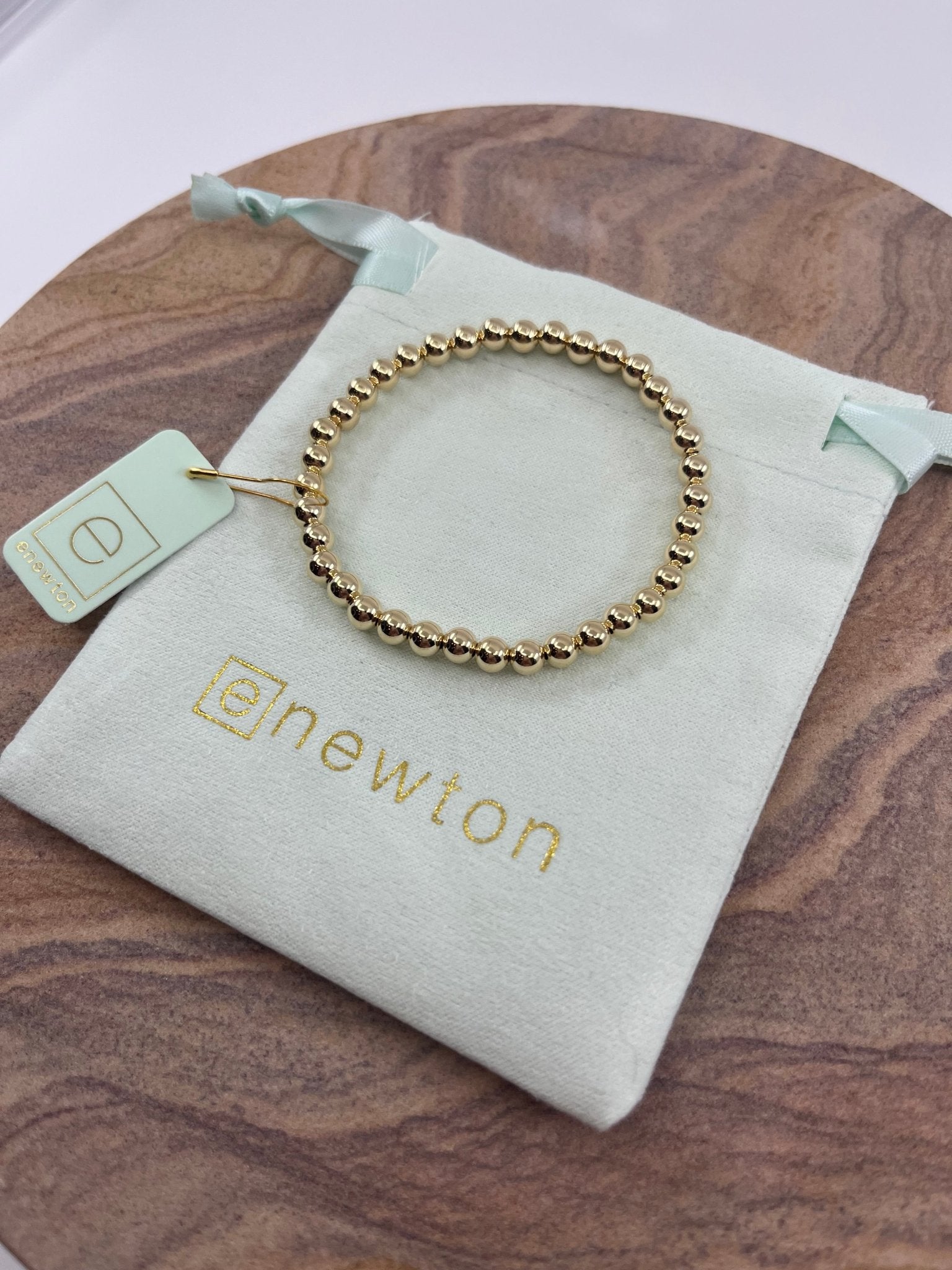 E Newton Classic Bead Bracelet - Elk + Elm