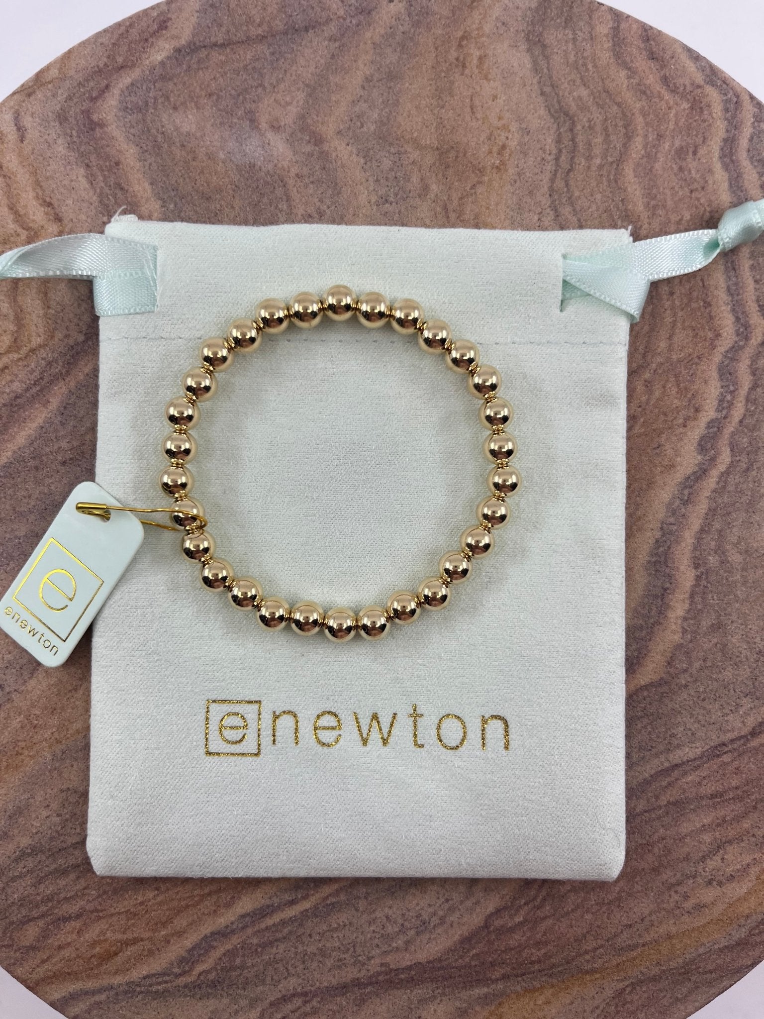 E Newton Classic Bead Bracelet - Elk + Elm