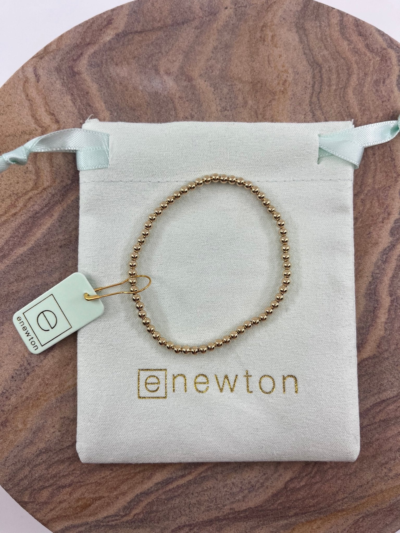 E Newton Classic Bead Bracelet - Elk + Elm