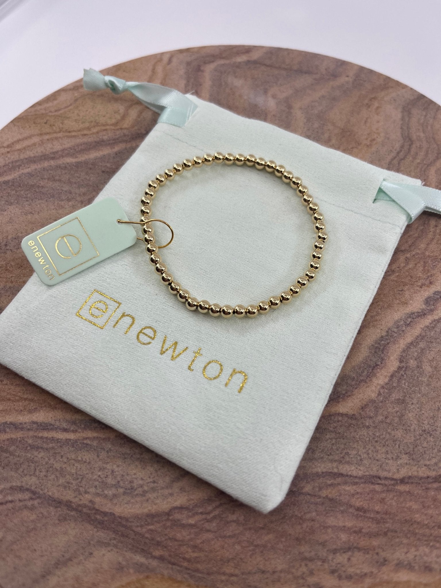 E Newton Classic Bead Bracelet - Elk + Elm