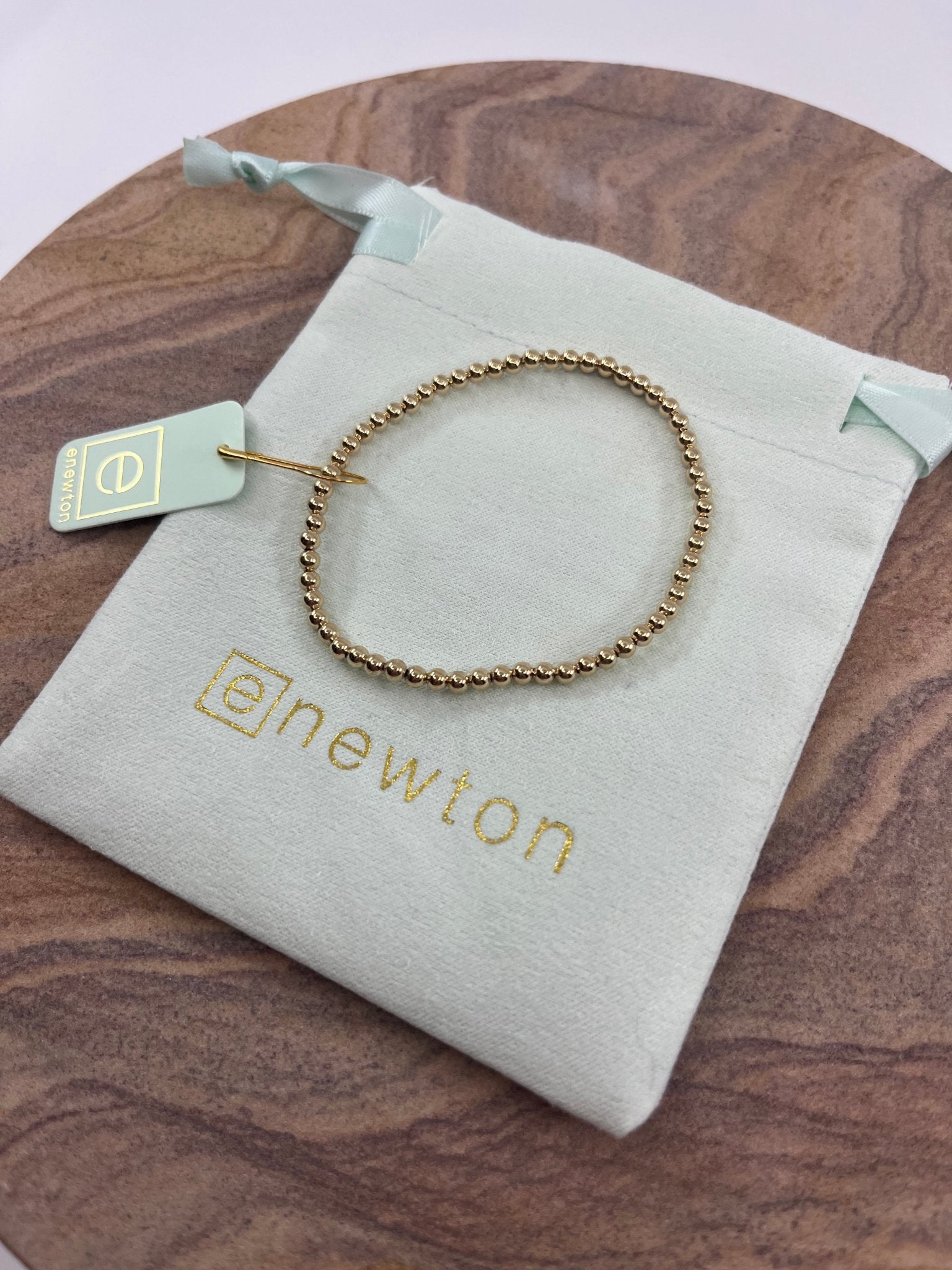 E Newton Classic Bead Bracelet - Elk + Elm
