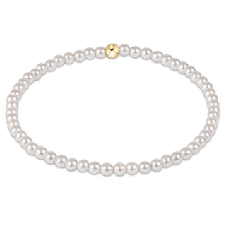 e Newton Extends Classic Pearl 3mm Bracelet - Elk + Elm
