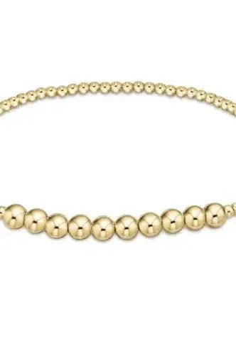 E Newton Gold Beaded Bliss Bracelet - Elk + Elm