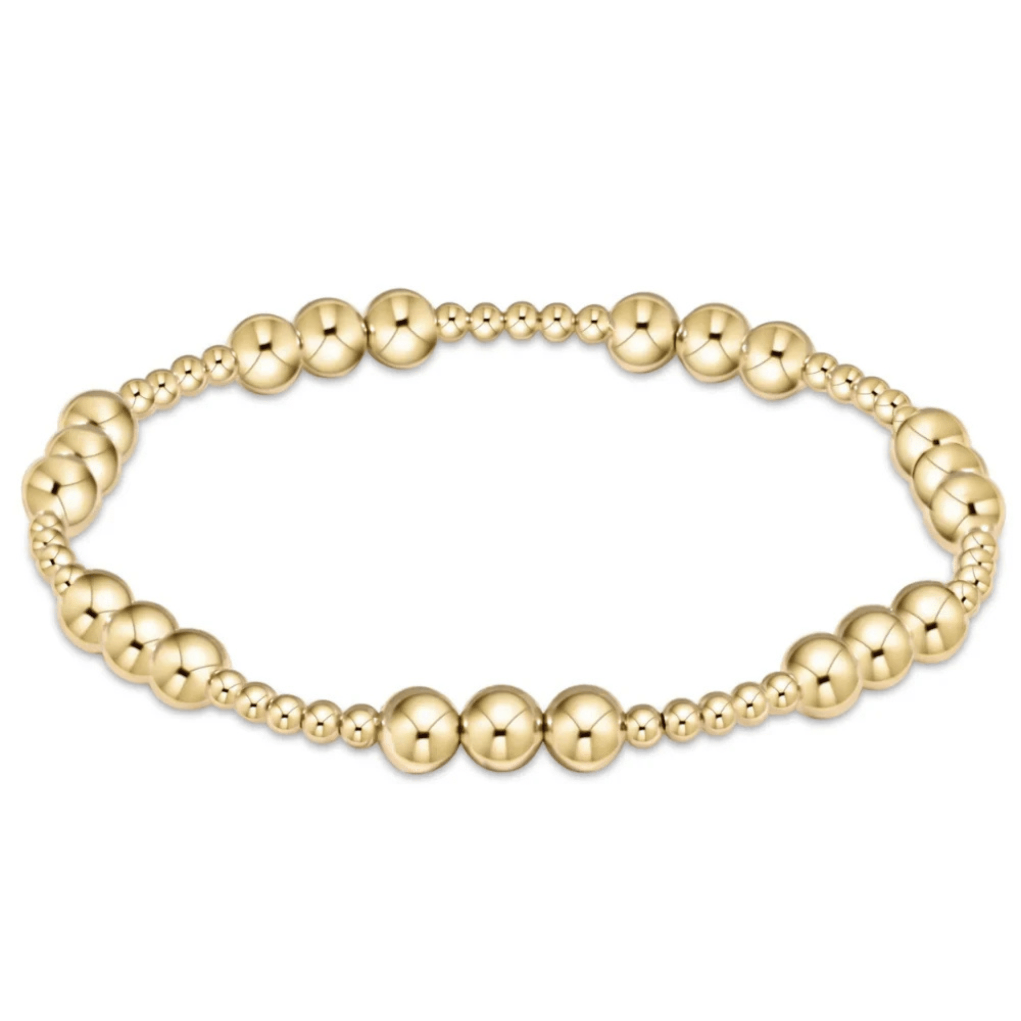 E Newton Gold Joy Pattern bracelet - Elk + Elm