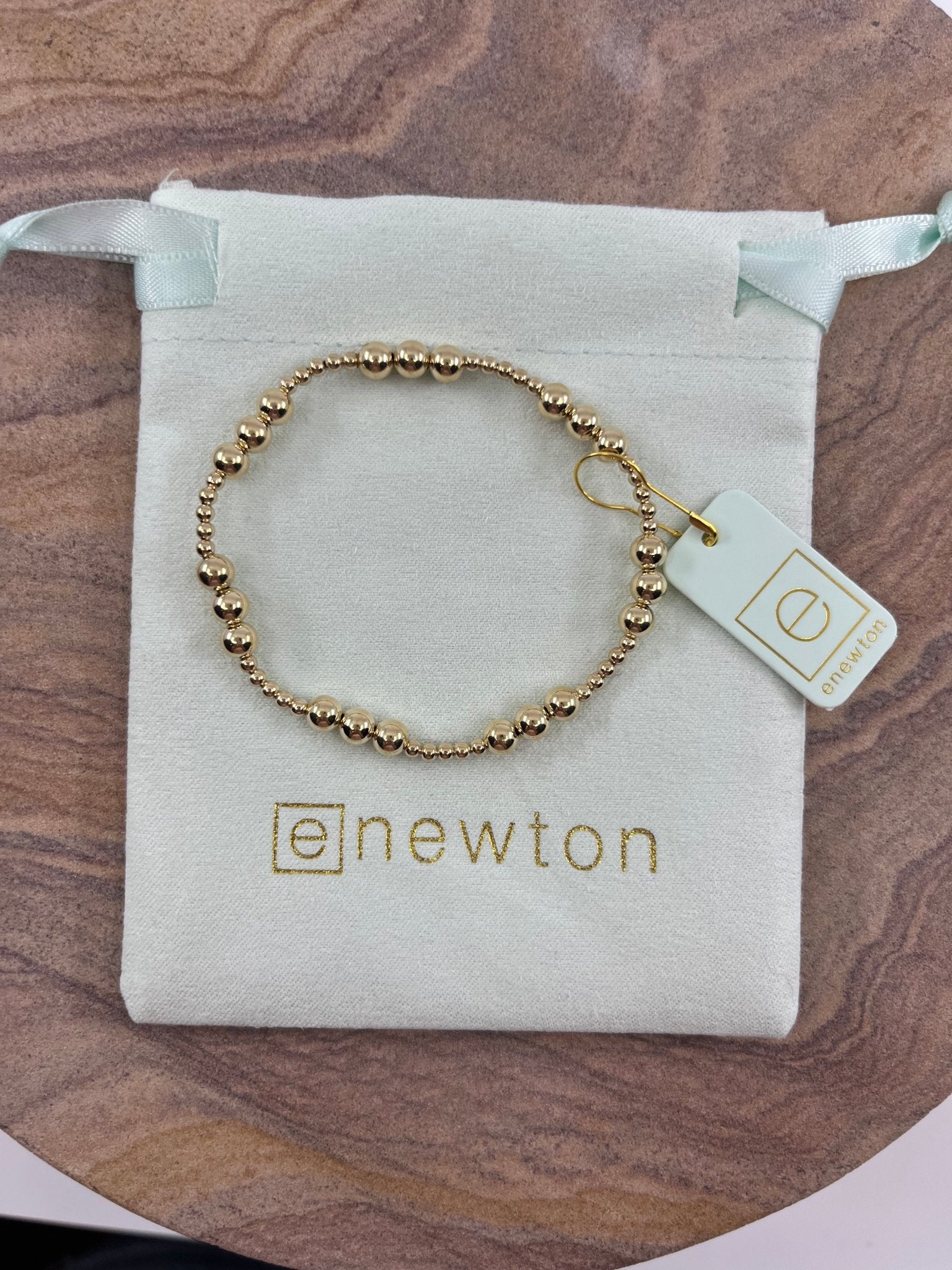 E Newton Gold Joy Pattern bracelet - Elk + Elm