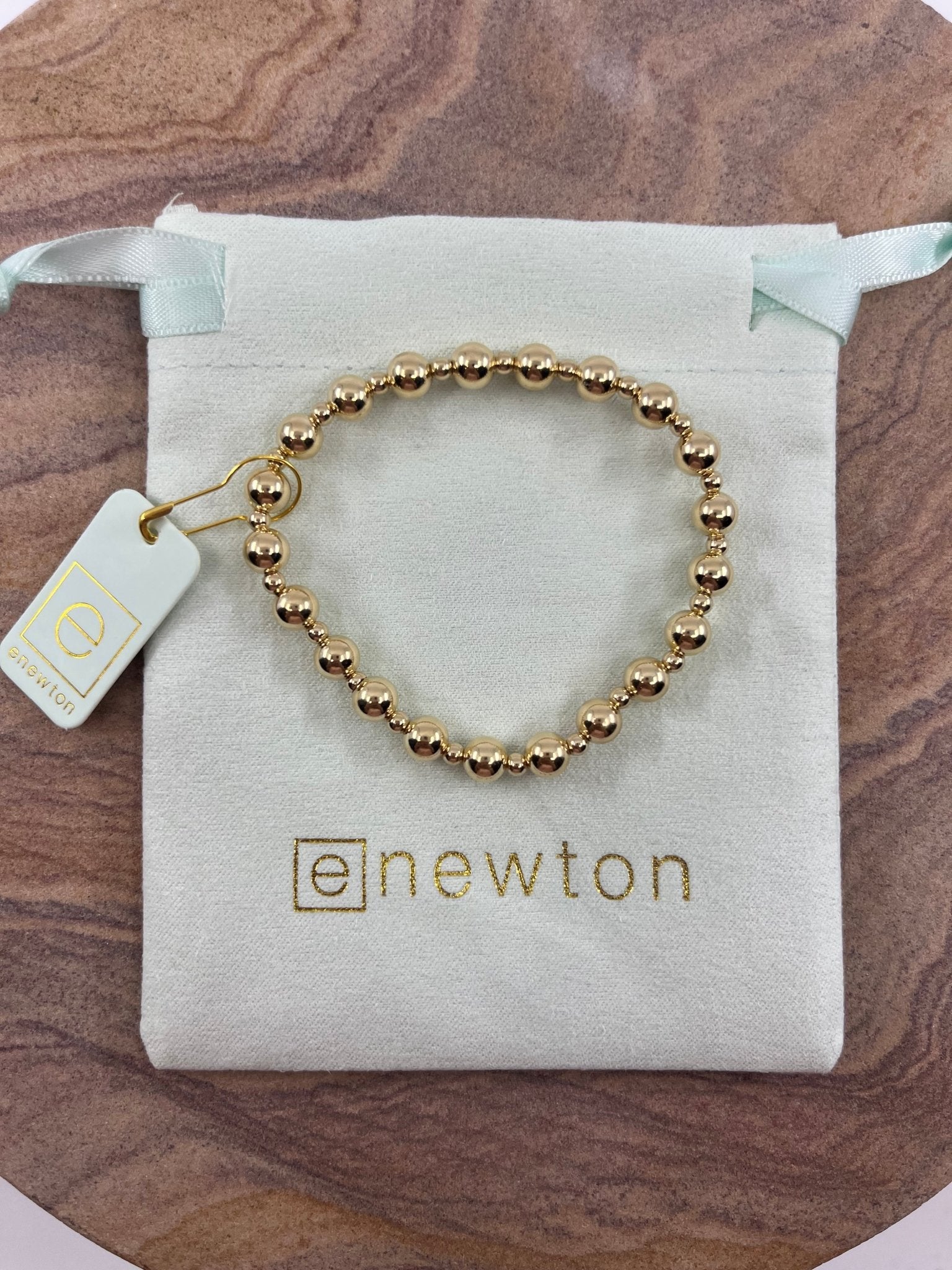 E Newton Grateful Pattern Bracelet Gold - Elk + Elm