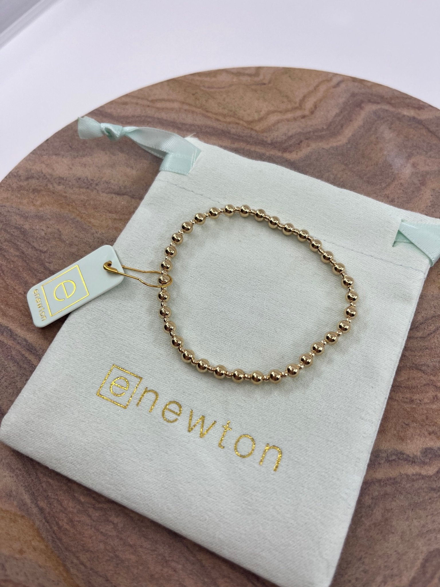 E Newton Grateful Pattern Bracelet Gold - Elk + Elm