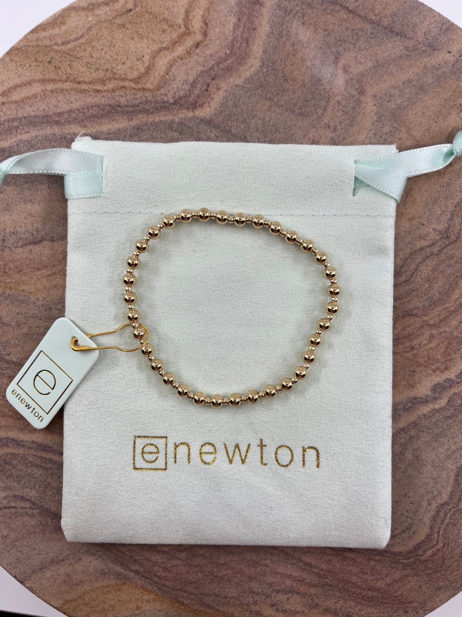 E Newton Grateful Pattern Bracelet Gold - Elk + Elm