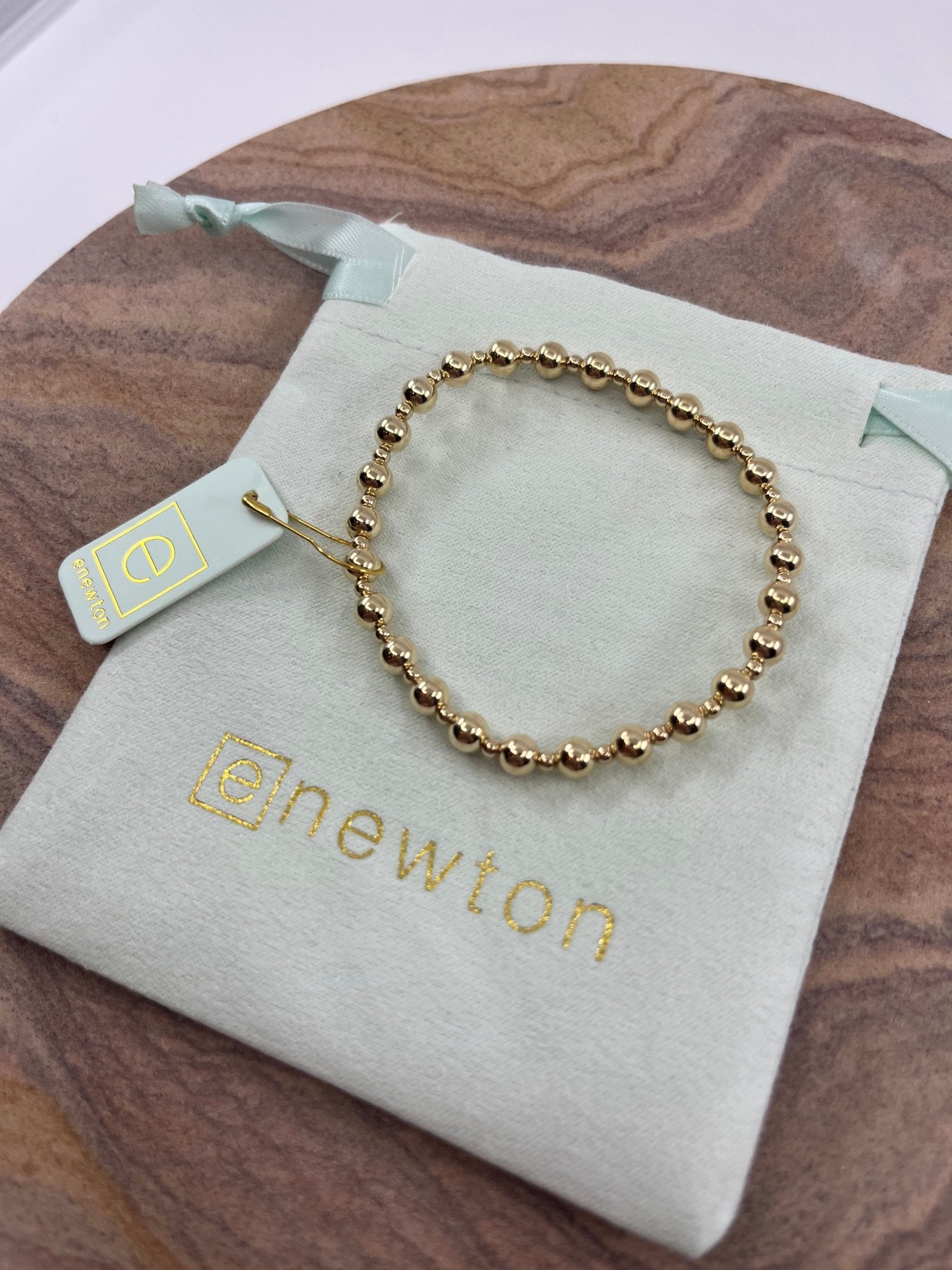 E Newton Grateful Pattern Bracelet Gold - Elk + Elm