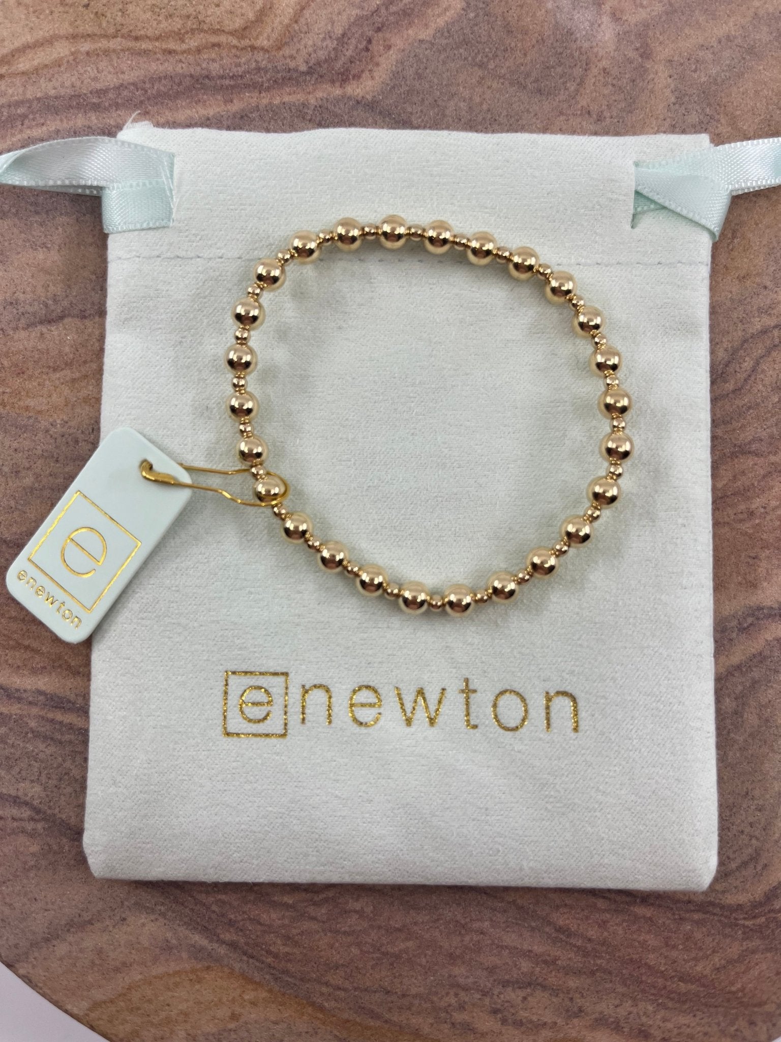 E Newton Grateful Pattern Bracelet Gold - Elk + Elm