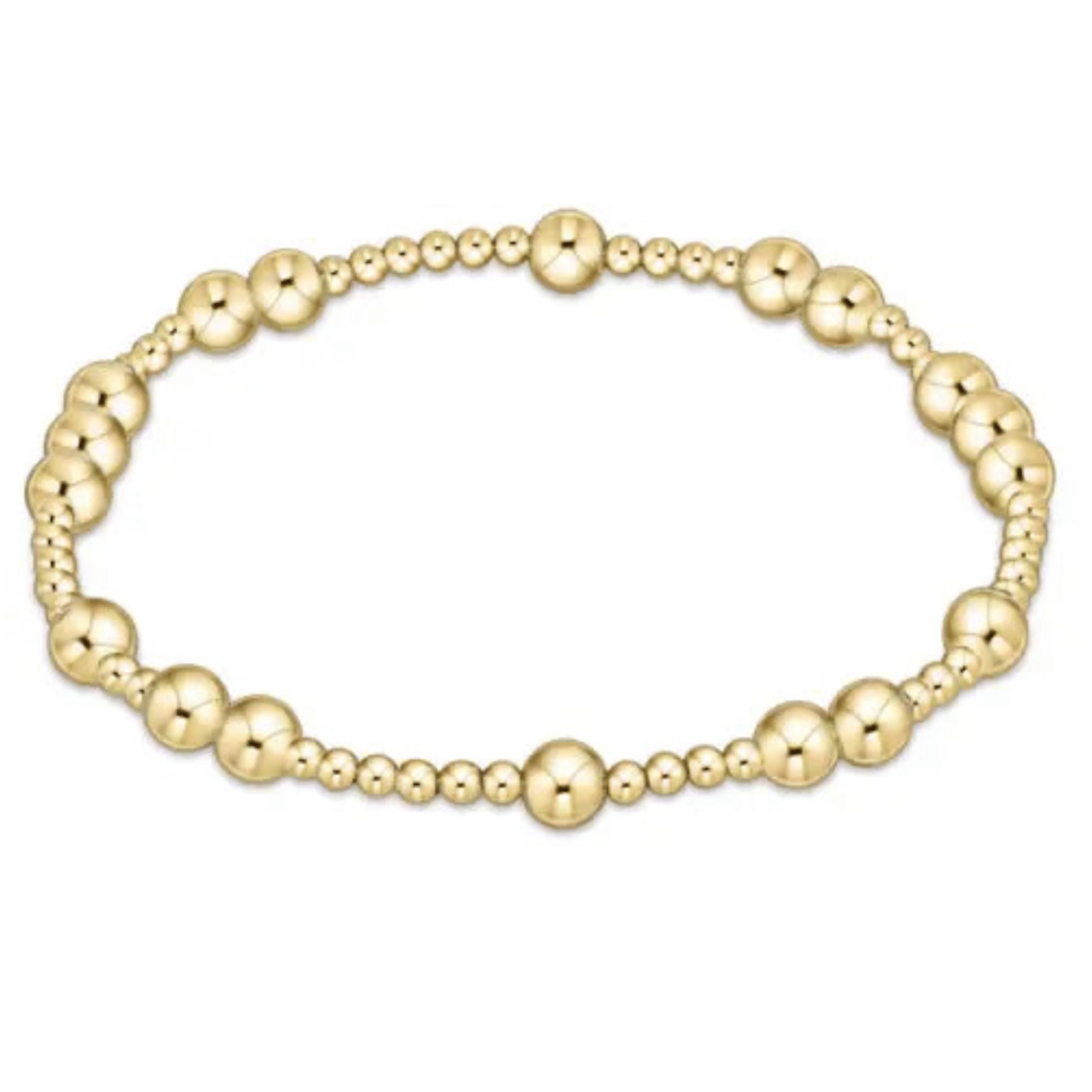 E Newton Hope Unwritten Pattern Bracelet Gold - Elk + Elm