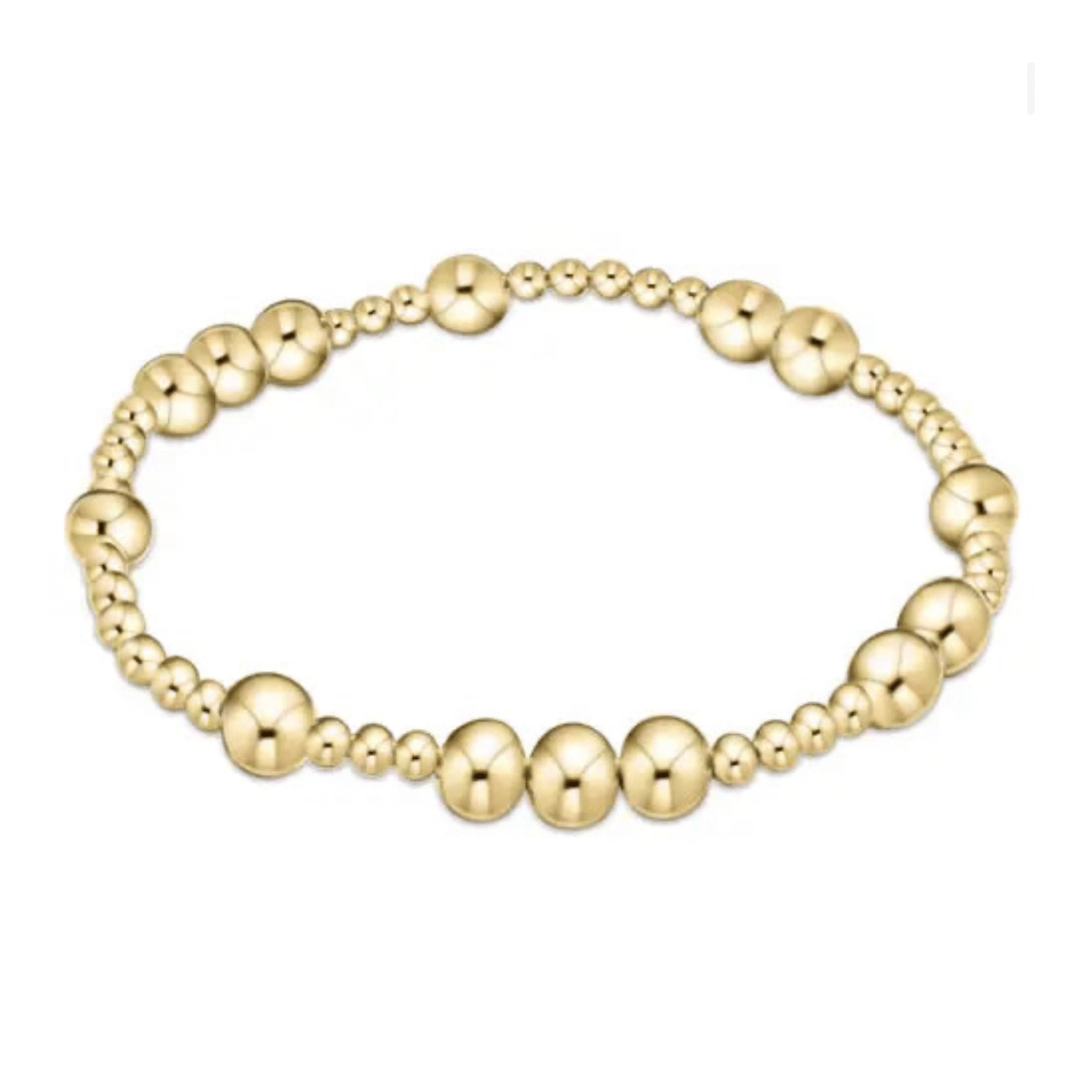 E Newton Hope Unwritten Pattern Bracelet Gold - Elk + Elm