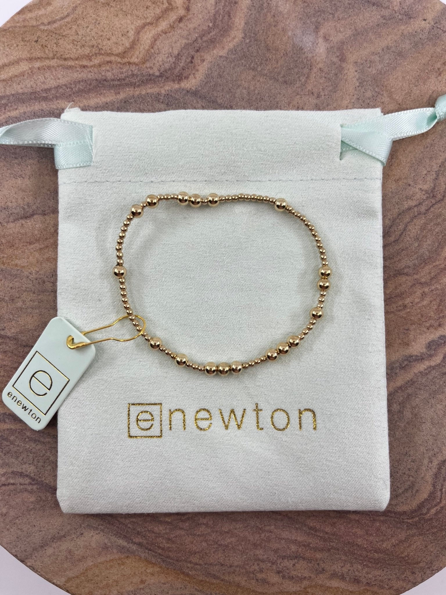 E Newton Hope Unwritten Pattern Bracelet Gold - Elk + Elm