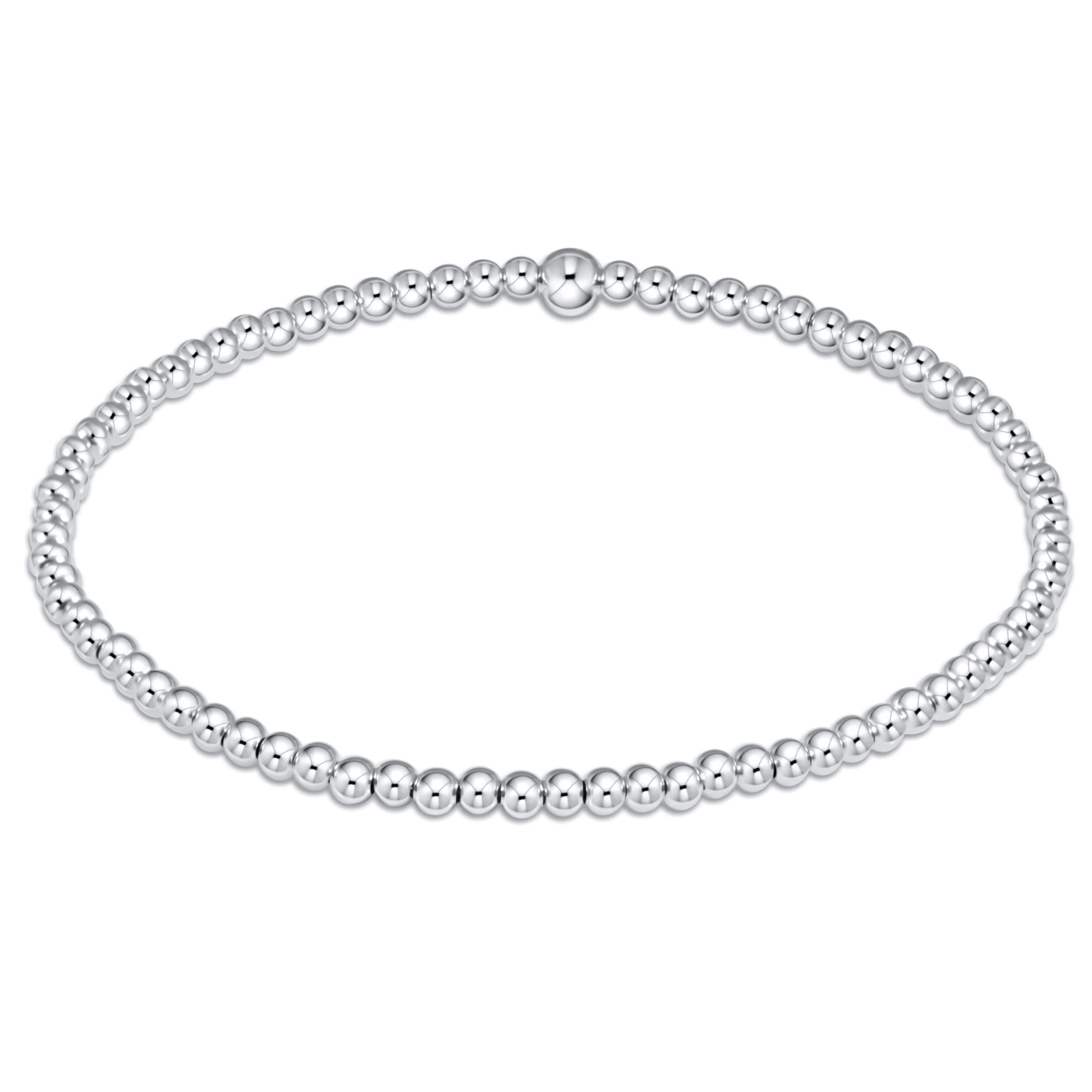 E Newton Sterling Bead Braclet - Elk + Elm