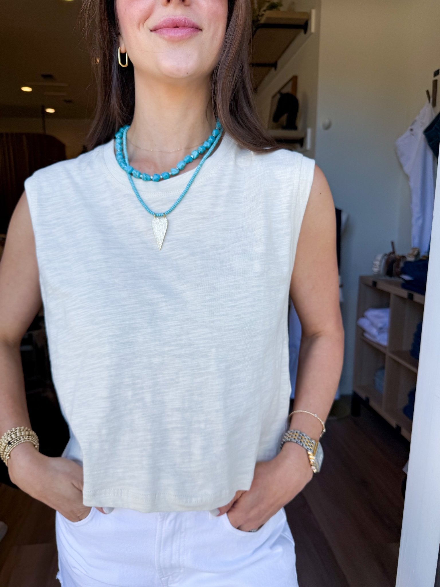 Easy Days Slub Tank - Elk + Elm