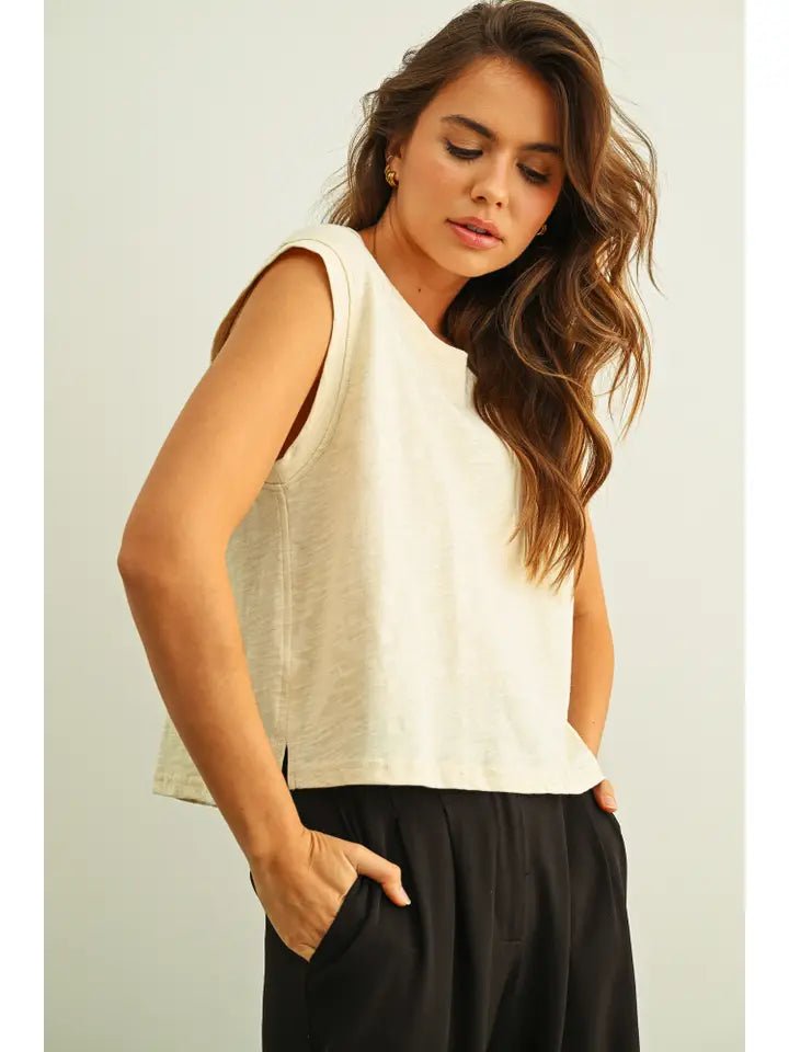 Easy Days Slub Tank - Elk + Elm