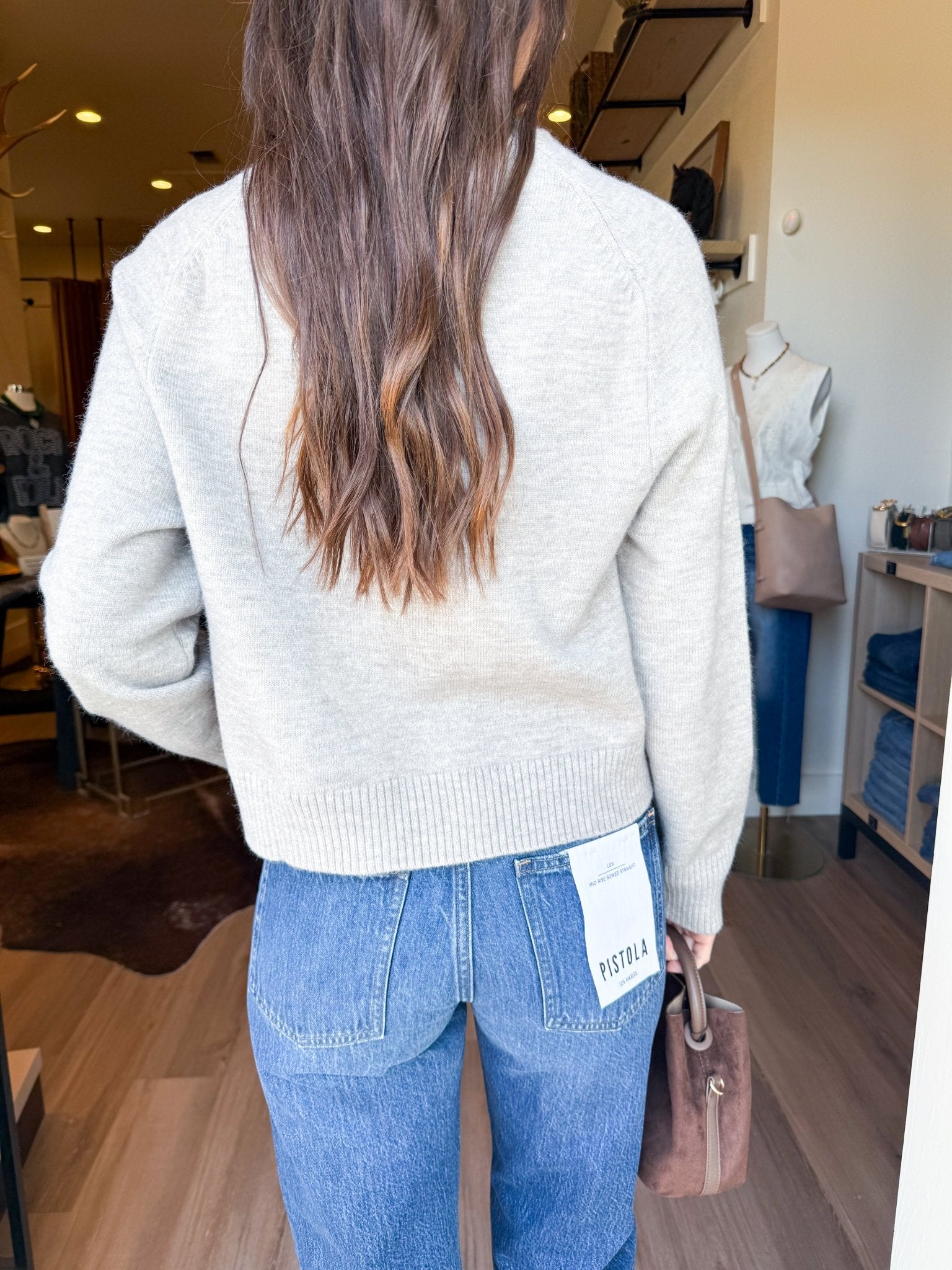 Ellison Henley Sweater - Elk + Elm