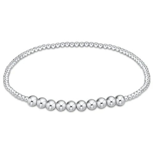 eNewton Beaded Bliss Sterling Bracelet - Elk + Elm