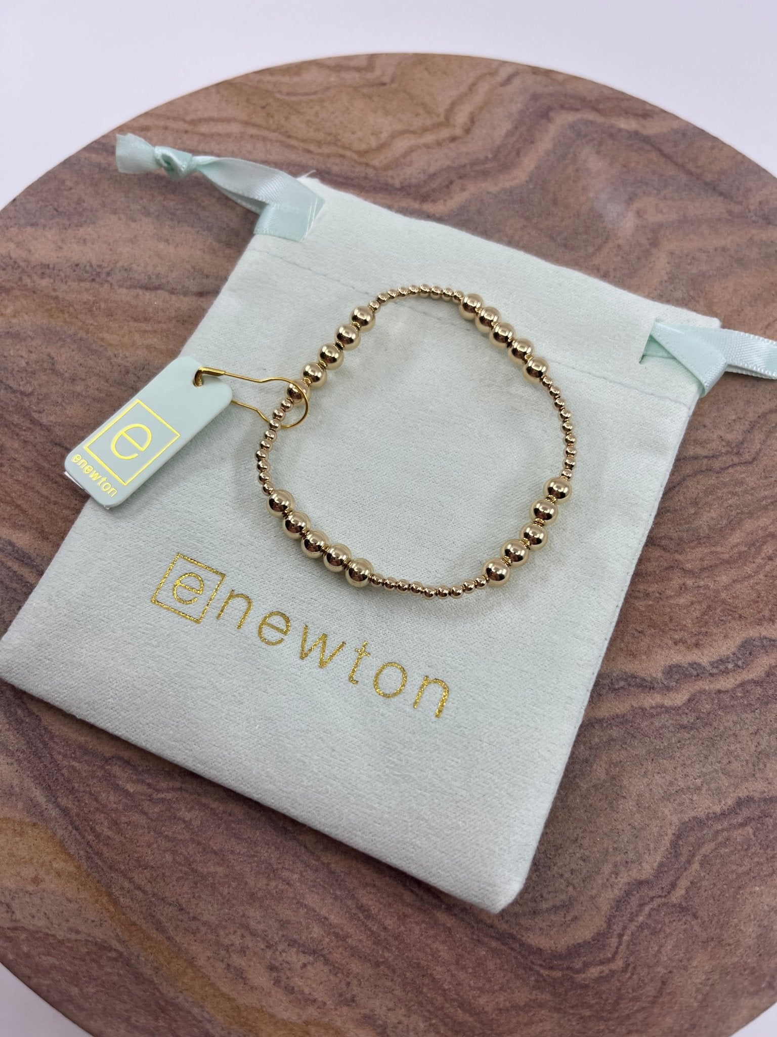eNewton Blissful Pattern Bracelet Gold - Elk + Elm