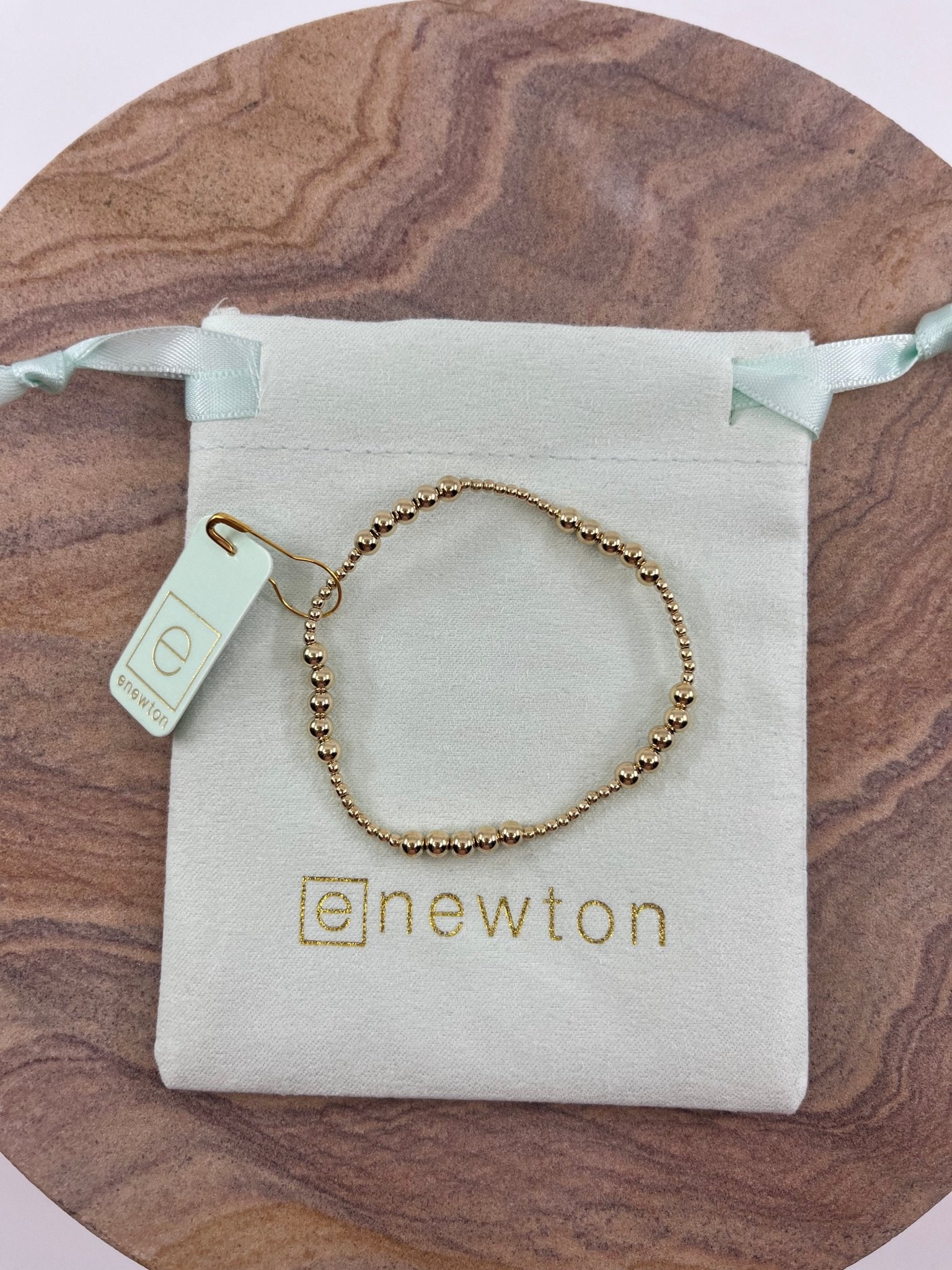 eNewton Blissful Pattern Bracelet Gold - Elk + Elm