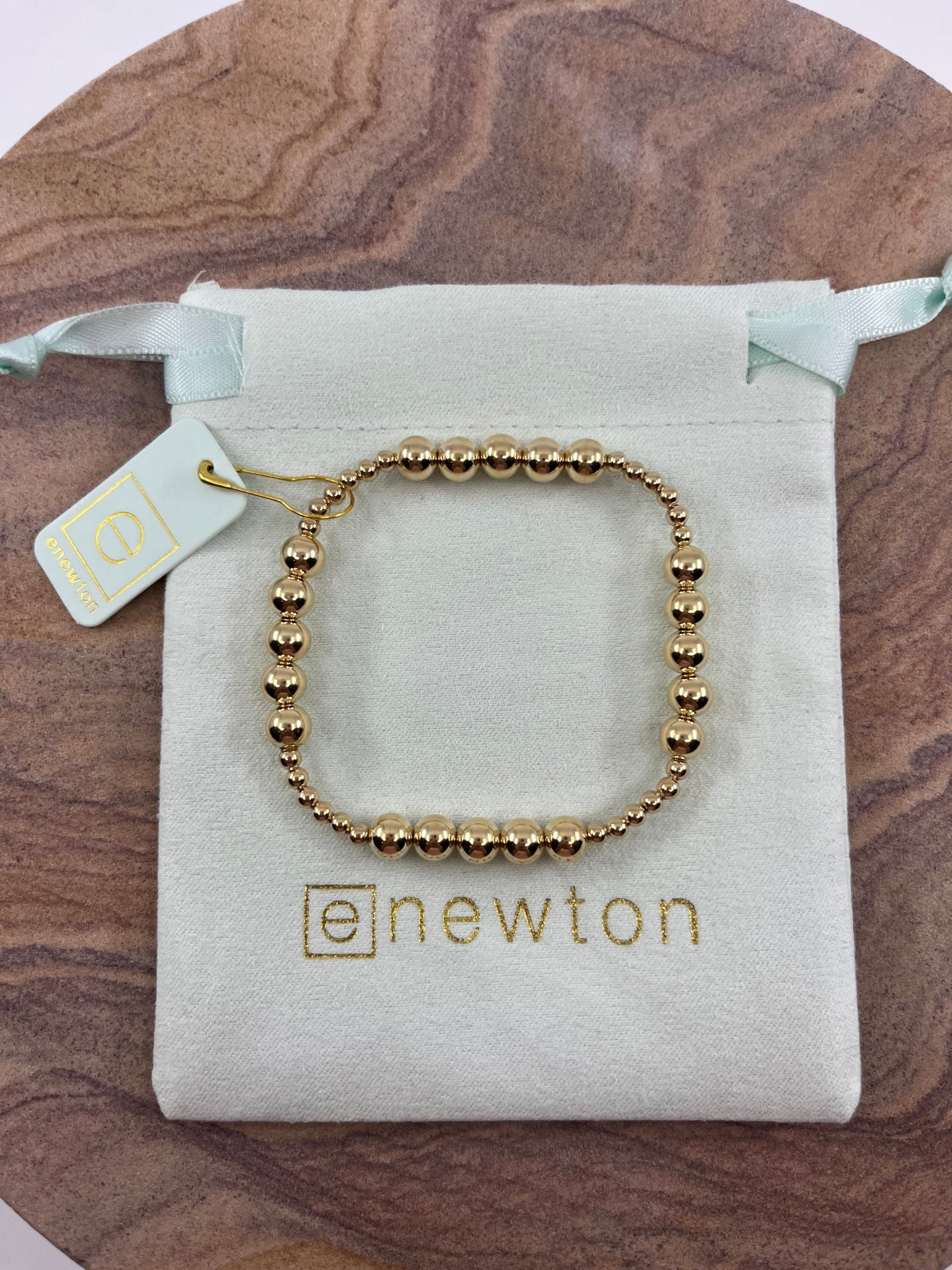 eNewton Blissful Pattern Bracelet Gold - Elk + Elm