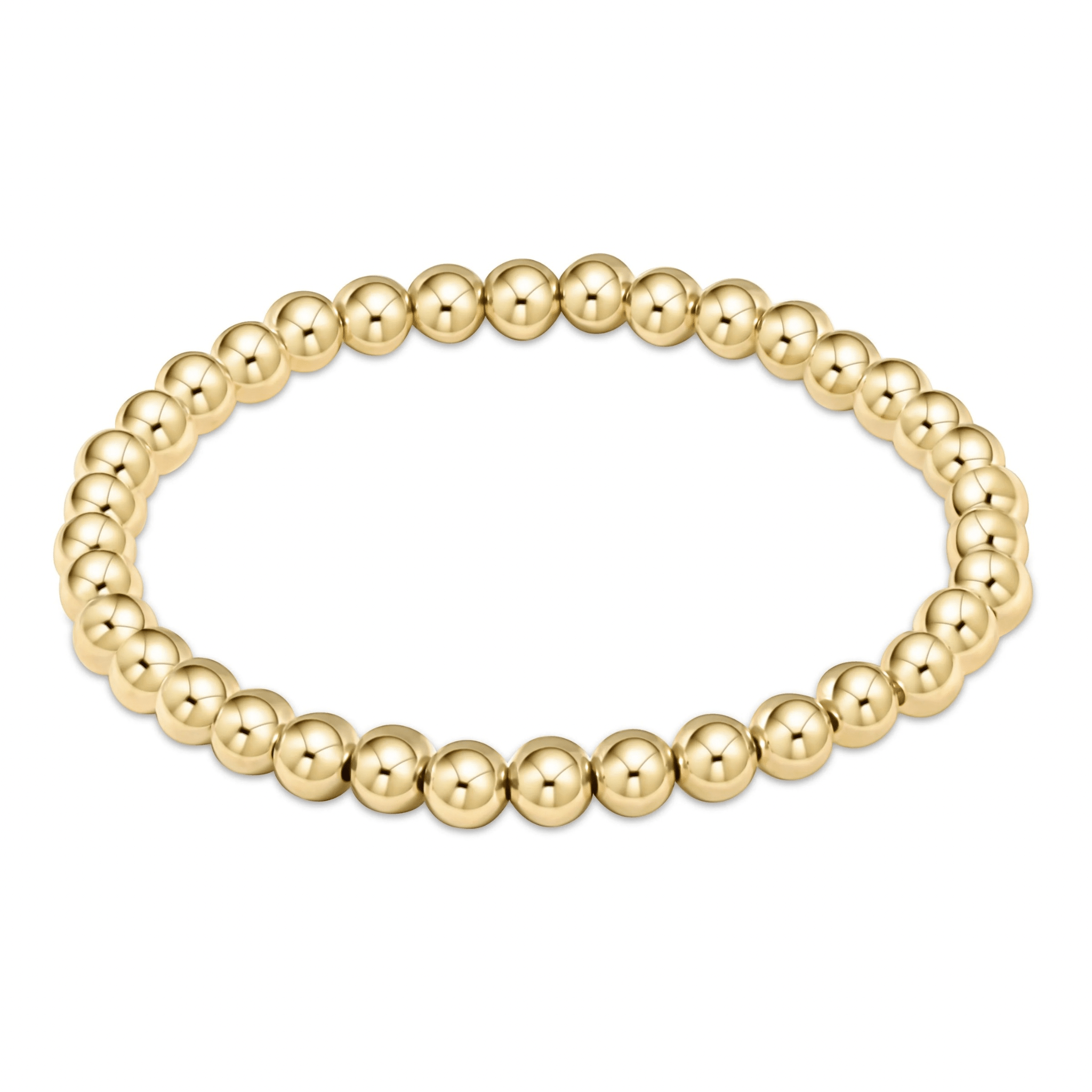 eNewton Extends - Classic Gold 5mm Bead Bracelet - Elk + Elm