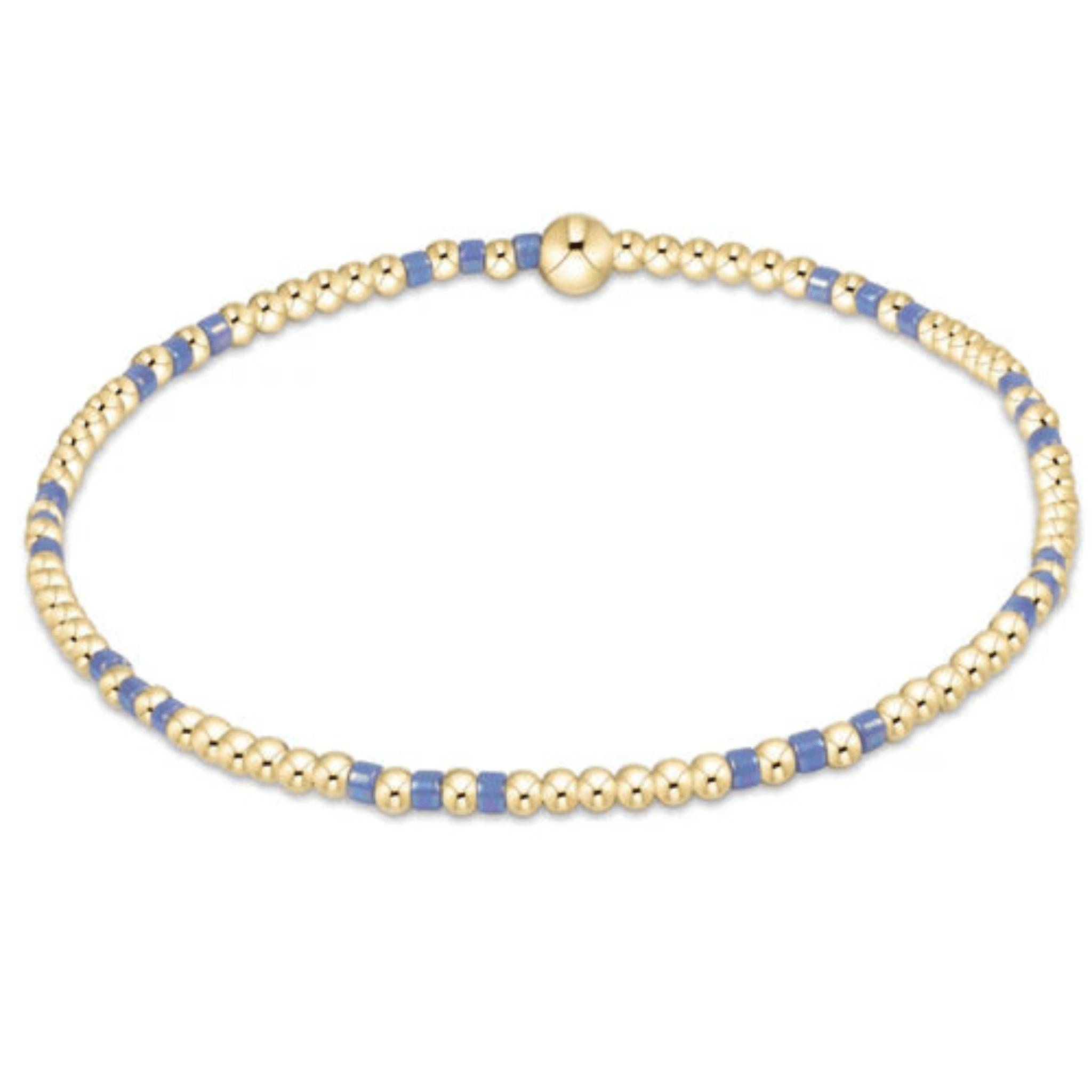 eNewton Hope Joy Pattern 2mm Bead Bracelet - Elk + Elm