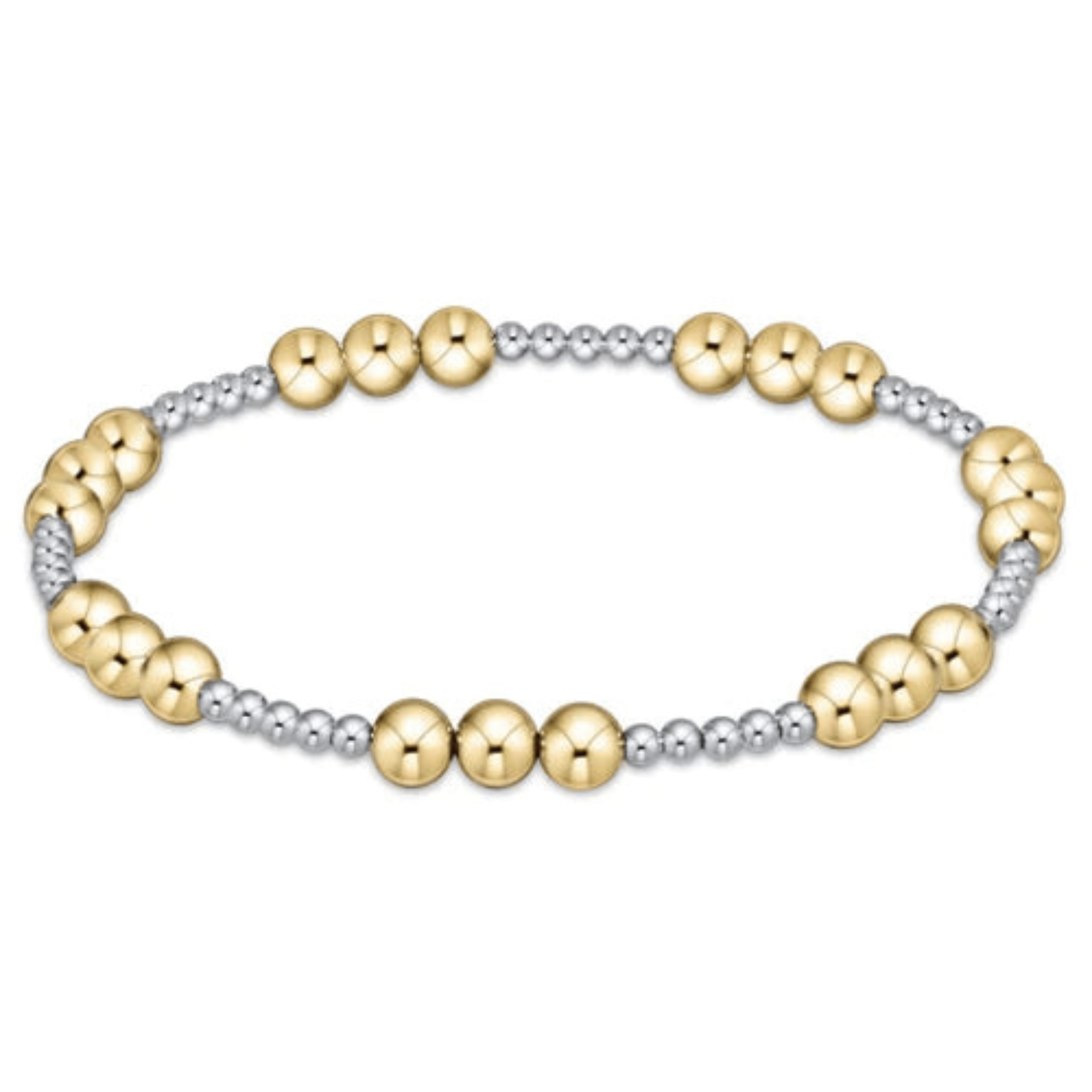 eNewton Joy Pattern Mixed Metal Bracelet - Elk + Elm
