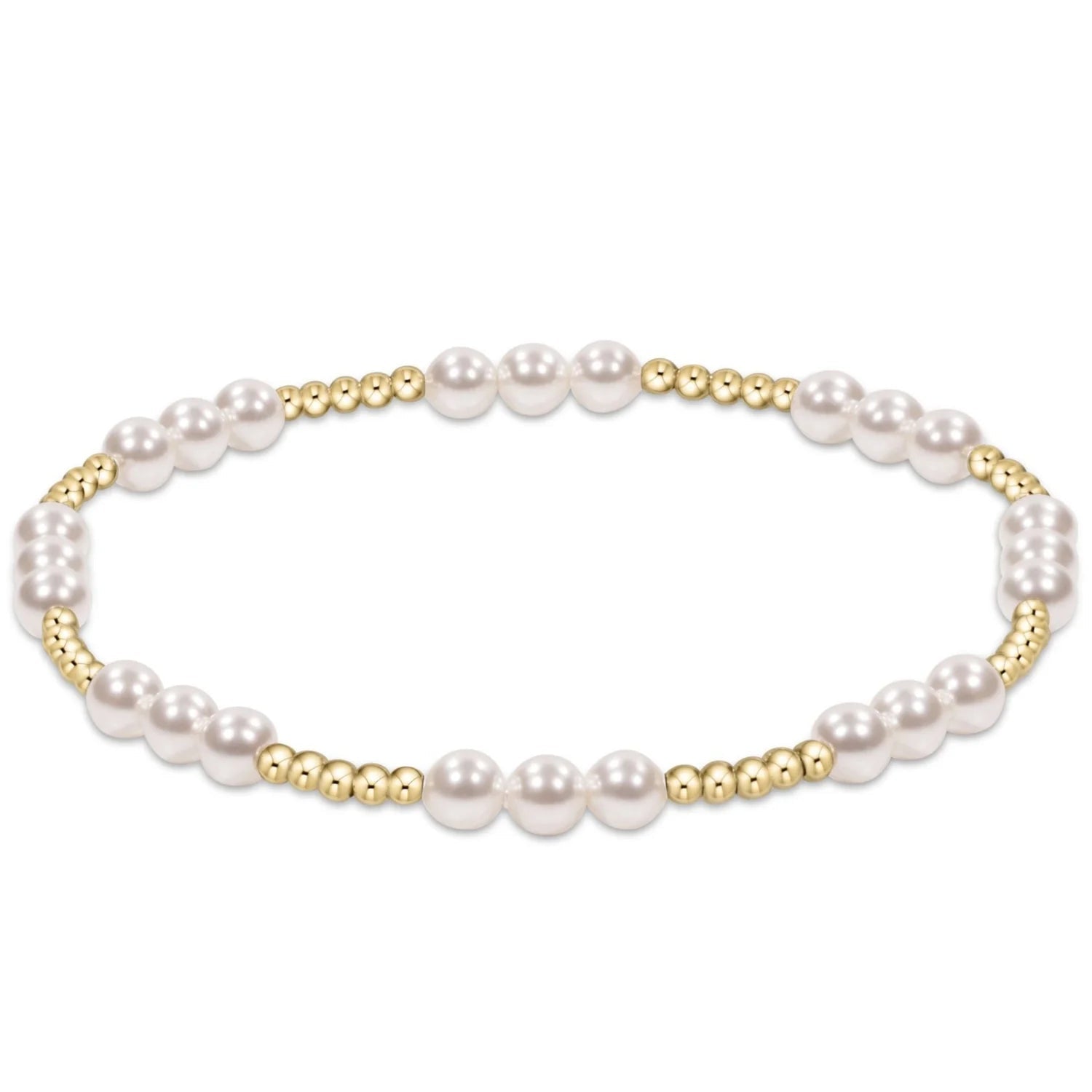 eNewton Joy Pearl Bracelet 4mm - Elk + Elm