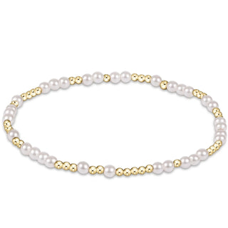 enewton Hope Unwritten 3mm Bead Bracelet- Pearl