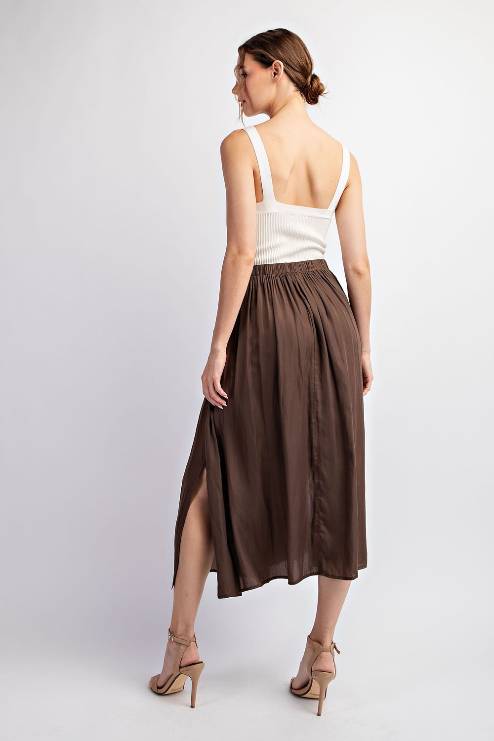 Espresso Midi Skirt