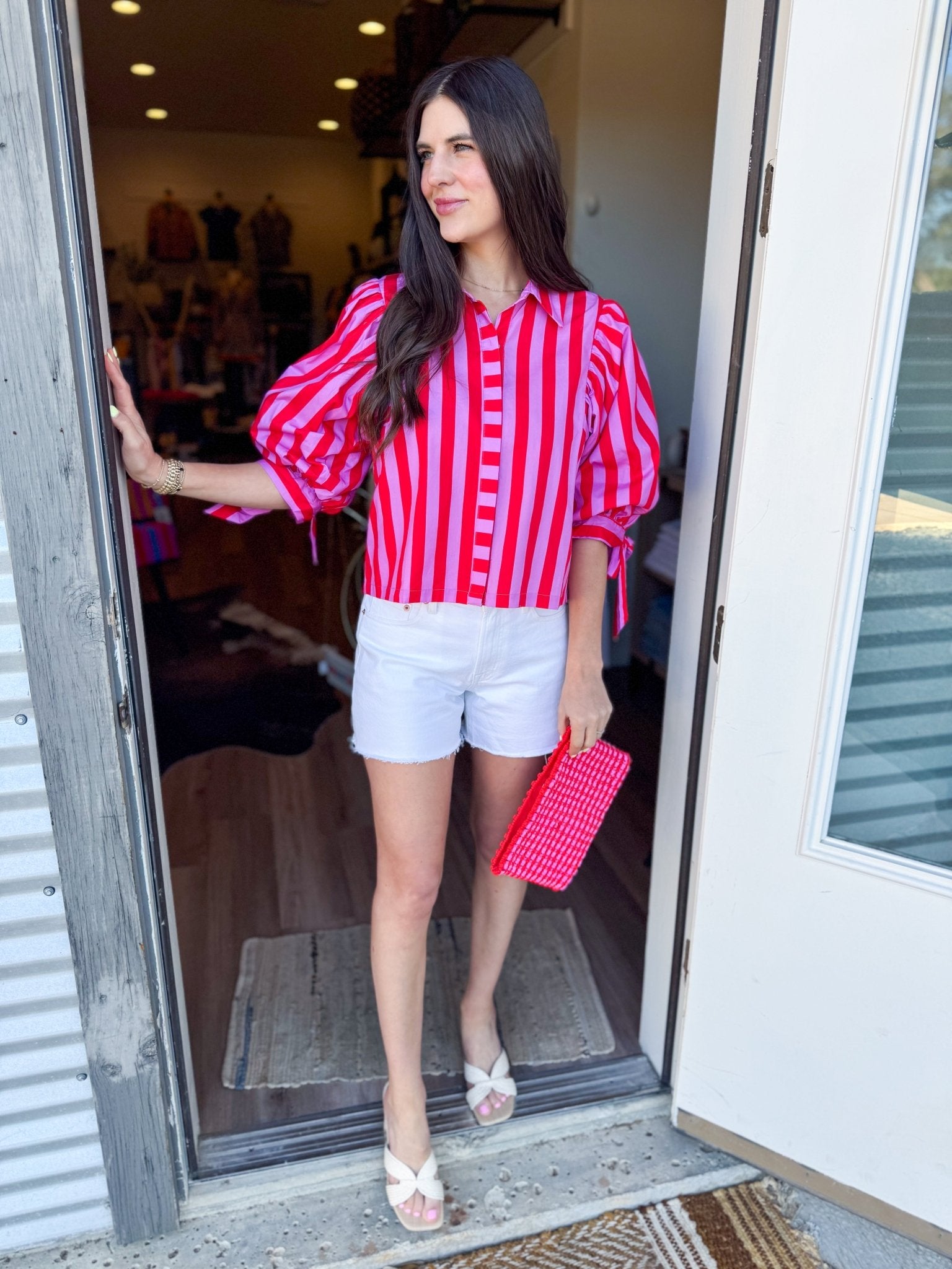 Fannie Top in Pink - Elk + Elm