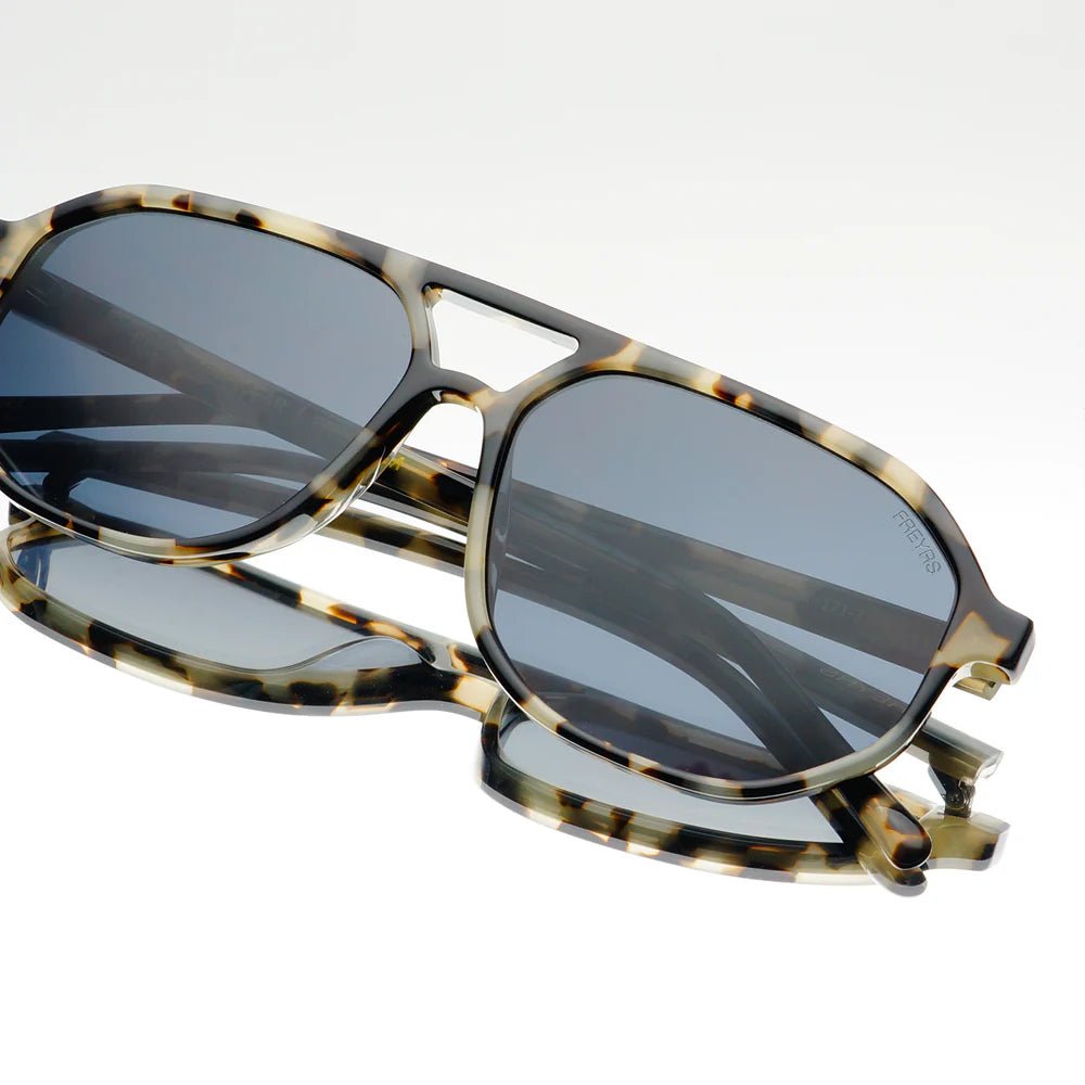 Fenix Acetate Aviator Sunglasses - Black - Elk + Elm