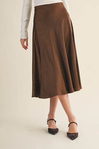Flare Midi Skirt